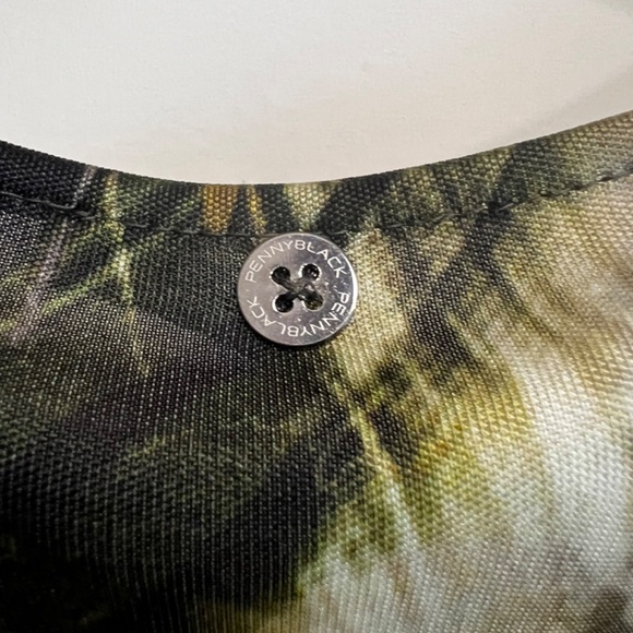 Penny Black Cowel Neck Jersey Multi Colored Print Dress-XL - Picture 2 of 8